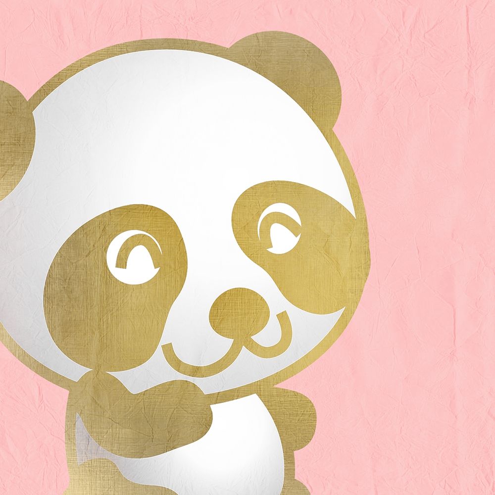 Pink Panda 1 art print by Kimberly Allen for $57.95 CAD