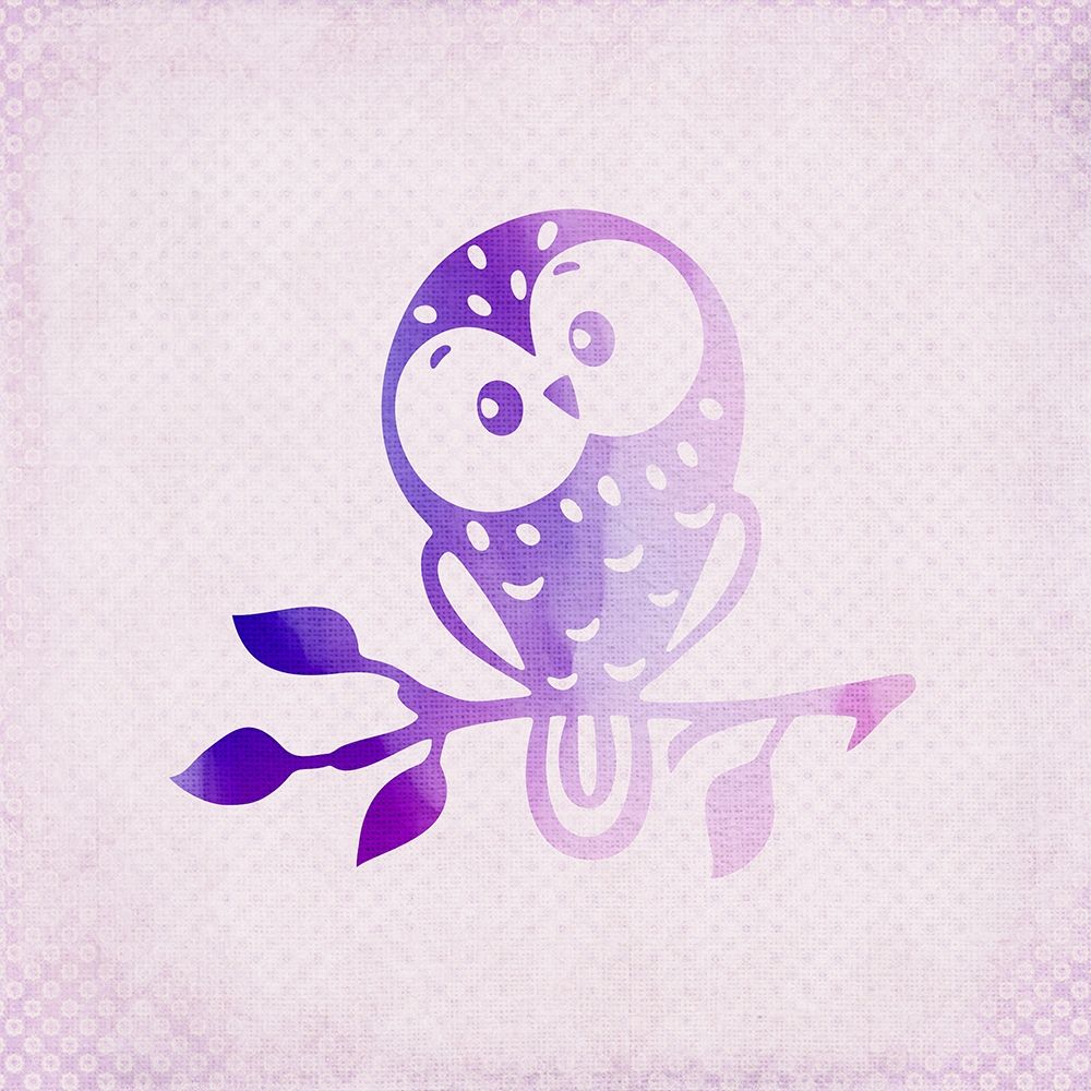 Purple Pink Owl 3 art print by Kimberly Allen for $57.95 CAD