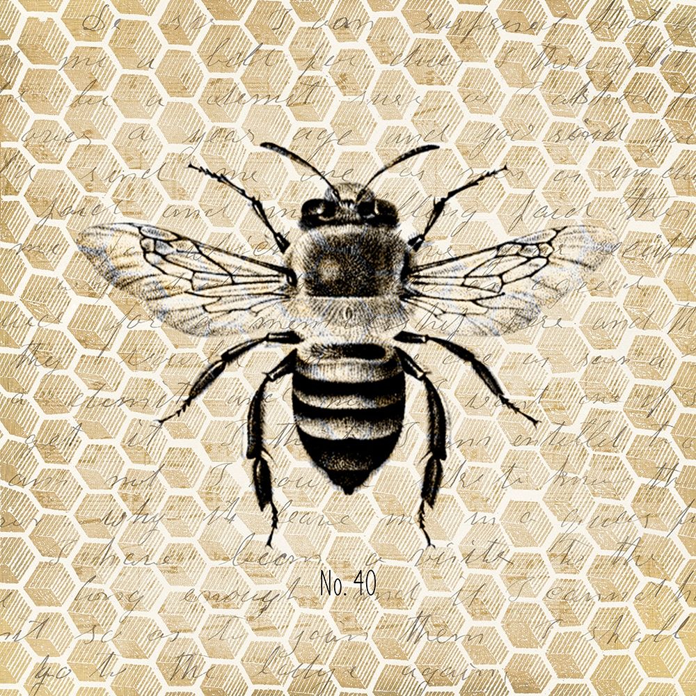 Honeycomb No 40 art print by Kimberly Allen for $57.95 CAD