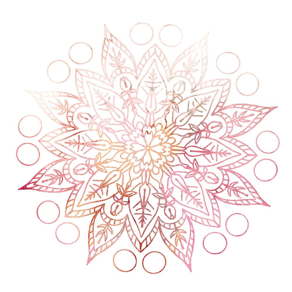 Pink Mandala 3 art print by Kimberly Allen for $57.95 CAD