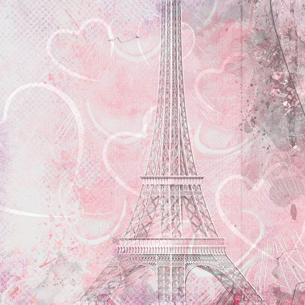Pink Day in Paris art print by Kimberly Allen for $57.95 CAD