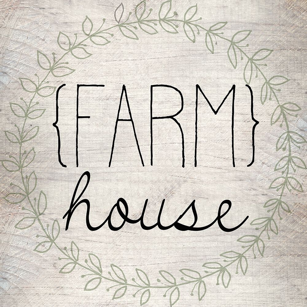 Farm House Square art print by Kimberly Allen for $57.95 CAD