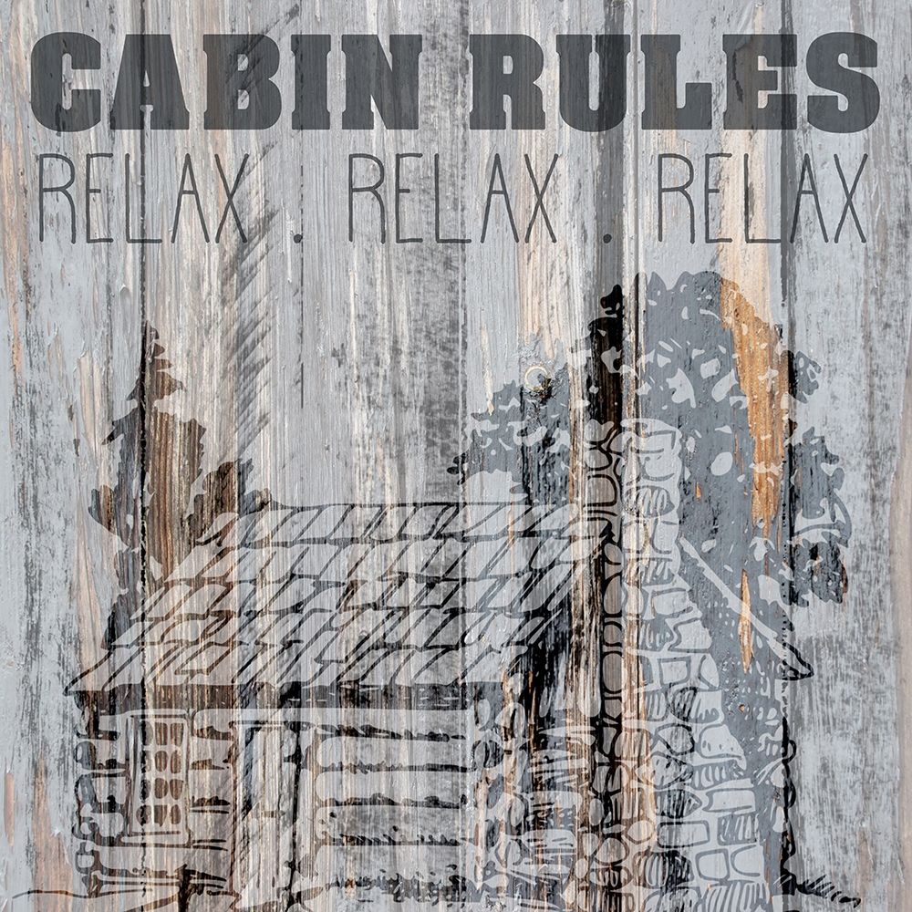 Cabin Rules 1 art print by Kimberly Allen for $57.95 CAD