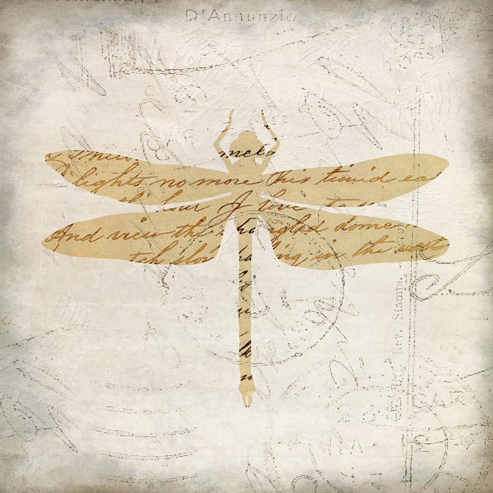 Dragonfly Letters 2 art print by Kimberly Allen for $57.95 CAD