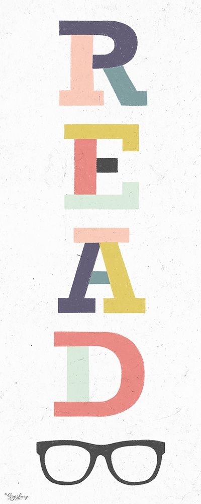 Read art print by Gigi Louise for $57.95 CAD