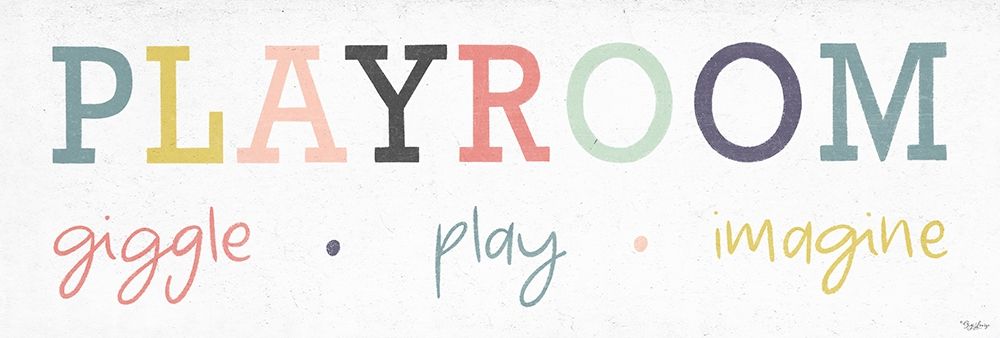 Playroom art print by Gigi Louise for $57.95 CAD