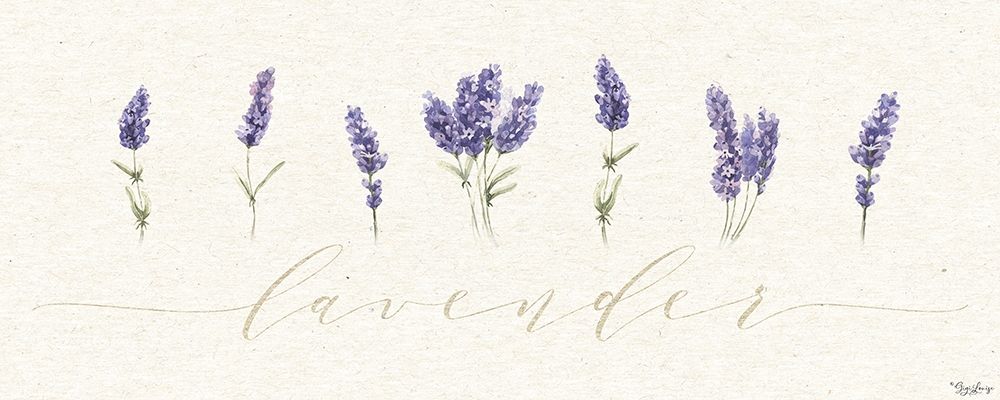 Lavender art print by Gigi Louise for $57.95 CAD