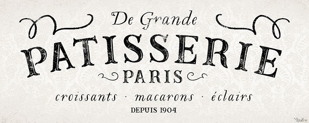 French Patisserie art print by Gigi Louise for $57.95 CAD