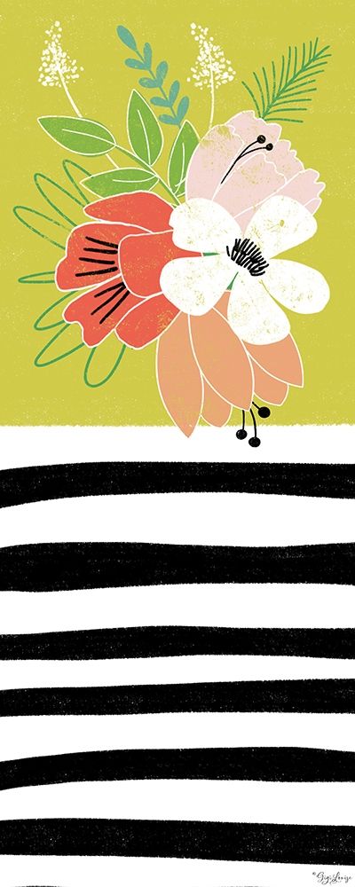 Green Floral art print by Gigi Louise for $57.95 CAD