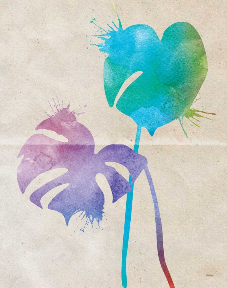 Split Leaf art print by Gigi Louise for $57.95 CAD