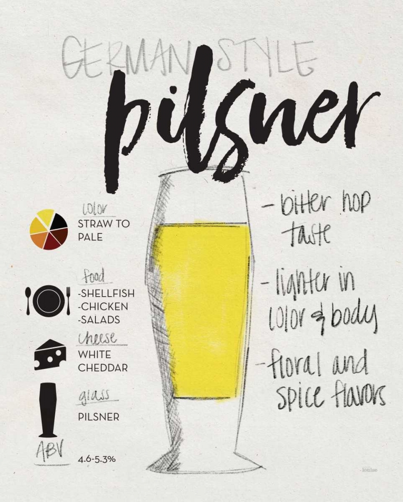 Pilsner art print by Gigi Louise for $57.95 CAD