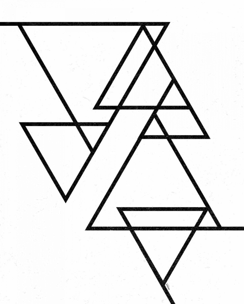 White Triangle art print by Gigi Louise for $57.95 CAD