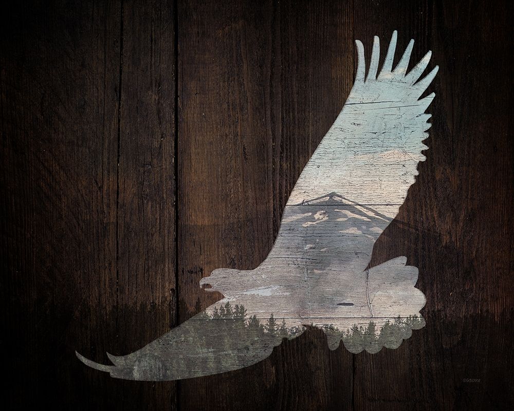 Lodge Soaring Bird art print by Gigi Louise for $57.95 CAD