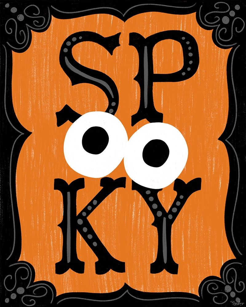 Spooky Orange art print by Gigi Louise for $57.95 CAD