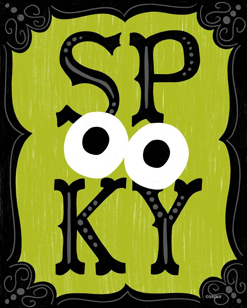 Spooky art print by Gigi Louise for $57.95 CAD