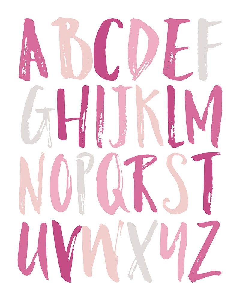 Girls Upper Letters art print by Gigi Louise for $57.95 CAD