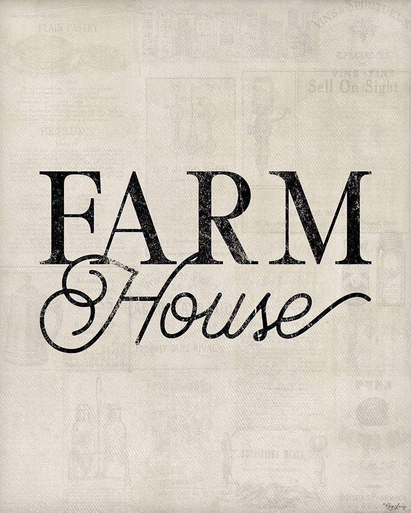 Farm House art print by Gigi Louise for $57.95 CAD