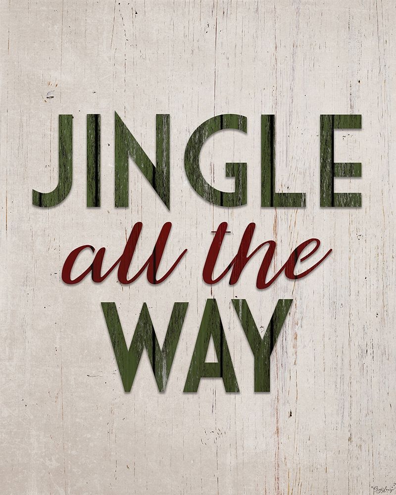 Jingle Way art print by Gigi Louise for $57.95 CAD
