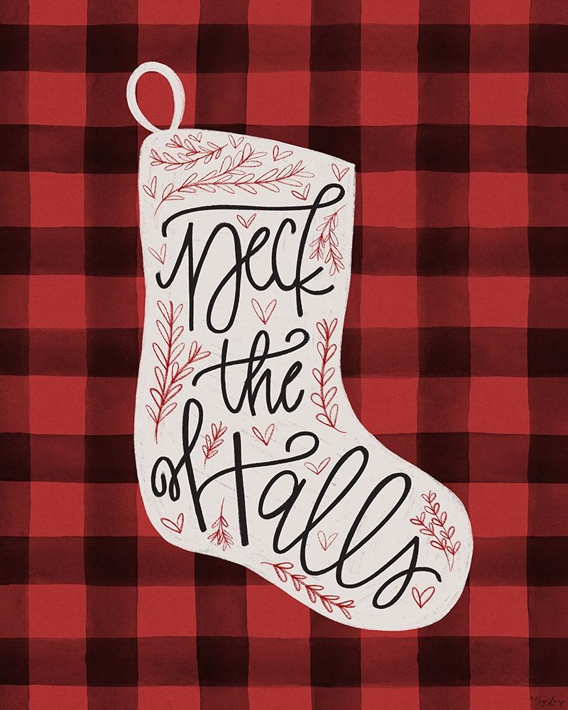 Deck Halls art print by Gigi Louise for $57.95 CAD