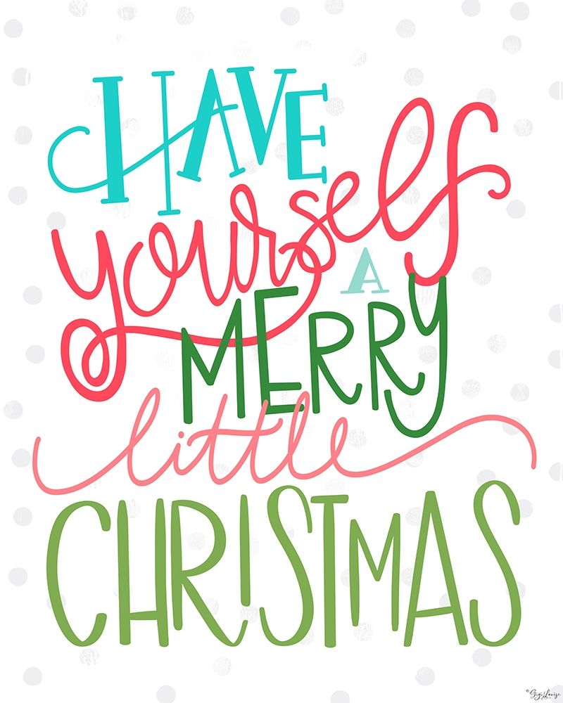 Merry Little art print by Gigi Louise for $57.95 CAD