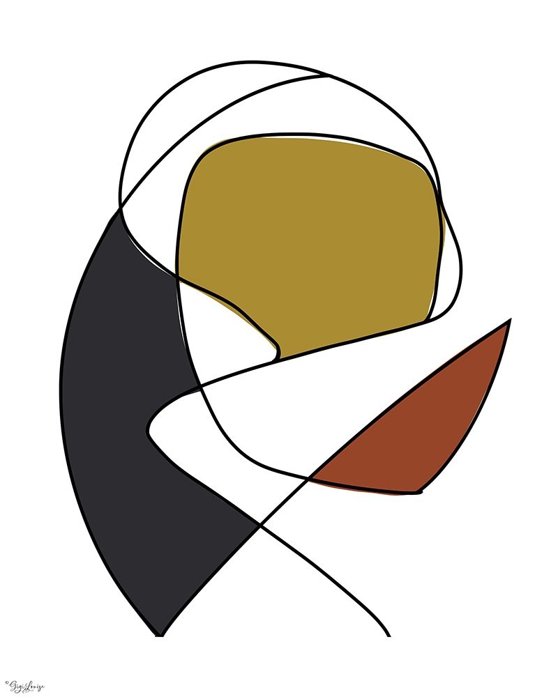 Abstract Tribeca 3 art print by Gigi Louise for $57.95 CAD