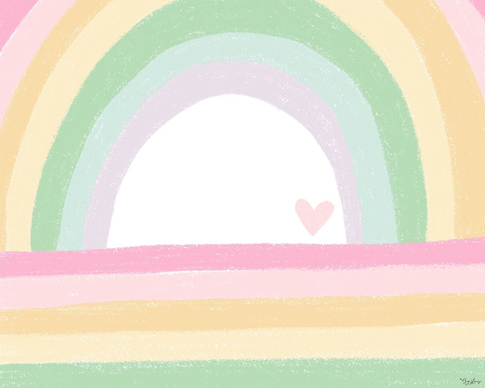 Pastel Rainbow art print by Gigi Louise for $57.95 CAD