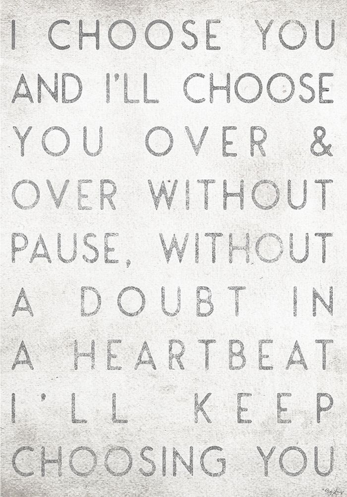 Choose You art print by Gigi Louise for $57.95 CAD