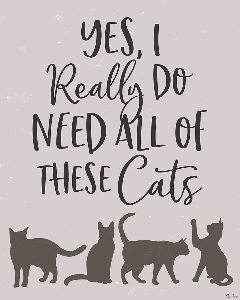 These Cats art print by Gigi Louise for $57.95 CAD