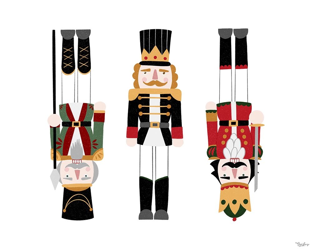 Nutcrackers art print by Gigi Louise for $57.95 CAD