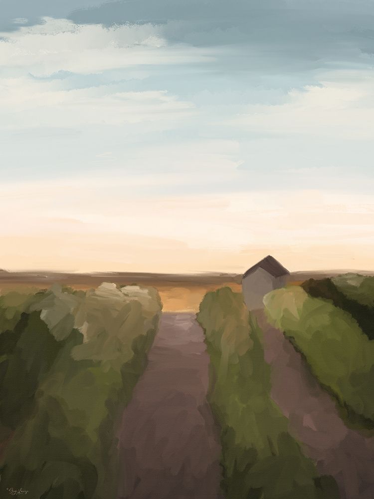 Vineyard art print by Gigi Louise for $57.95 CAD