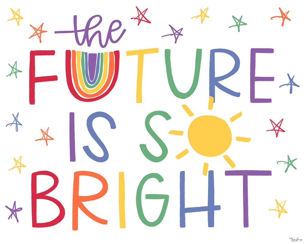Future Bright art print by Gigi Louise for $57.95 CAD