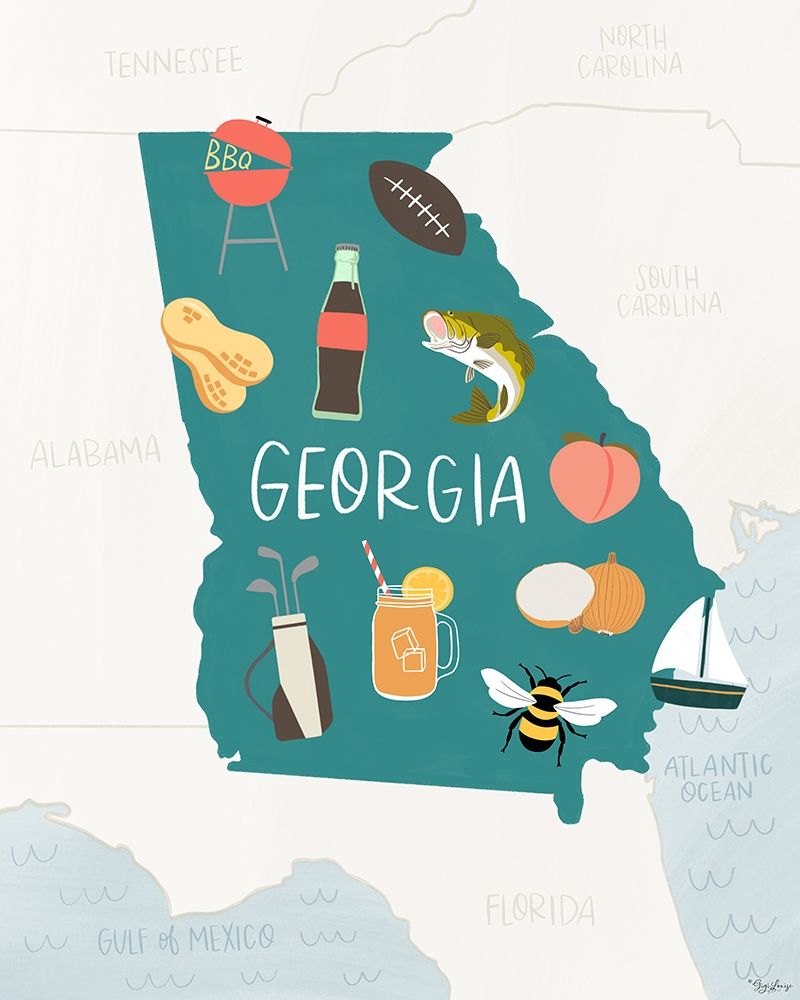 Georgia Pride art print by Gigi Louise for $57.95 CAD