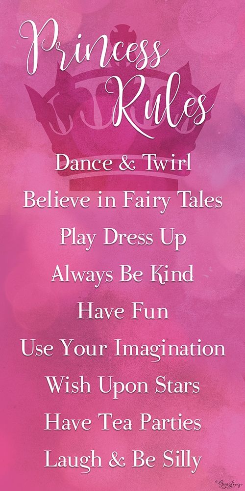 Princess Rules art print by Gigi Louise for $57.95 CAD
