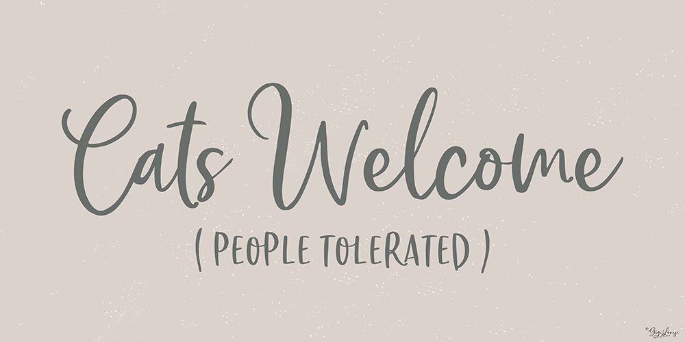 Cats Welcome art print by Gigi Louise for $57.95 CAD