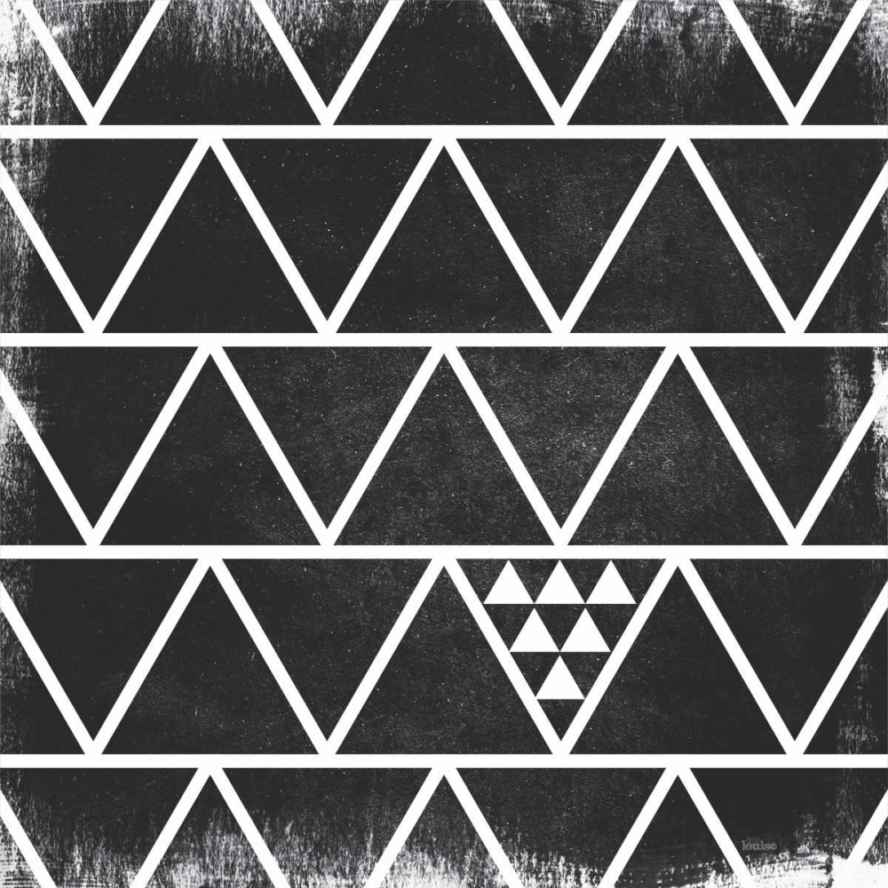 Black Pattern art print by Gigi Louise for $57.95 CAD