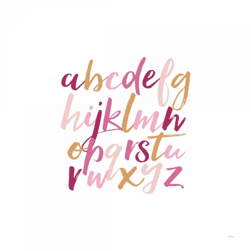 Girl Lower Letters art print by Gigi Louise for $57.95 CAD
