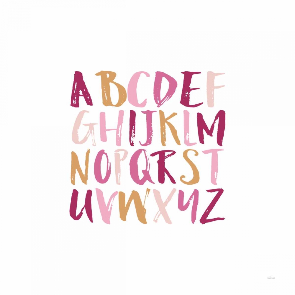 Girl Upper Letters art print by Gigi Louise for $57.95 CAD