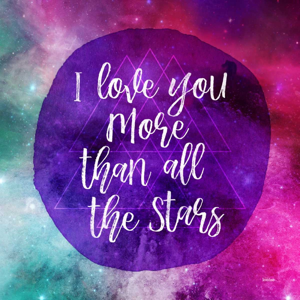 Starry Loved art print by Gigi Louise for $57.95 CAD