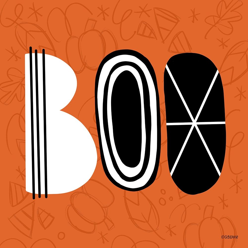 BOO art print by Gigi Louise for $57.95 CAD