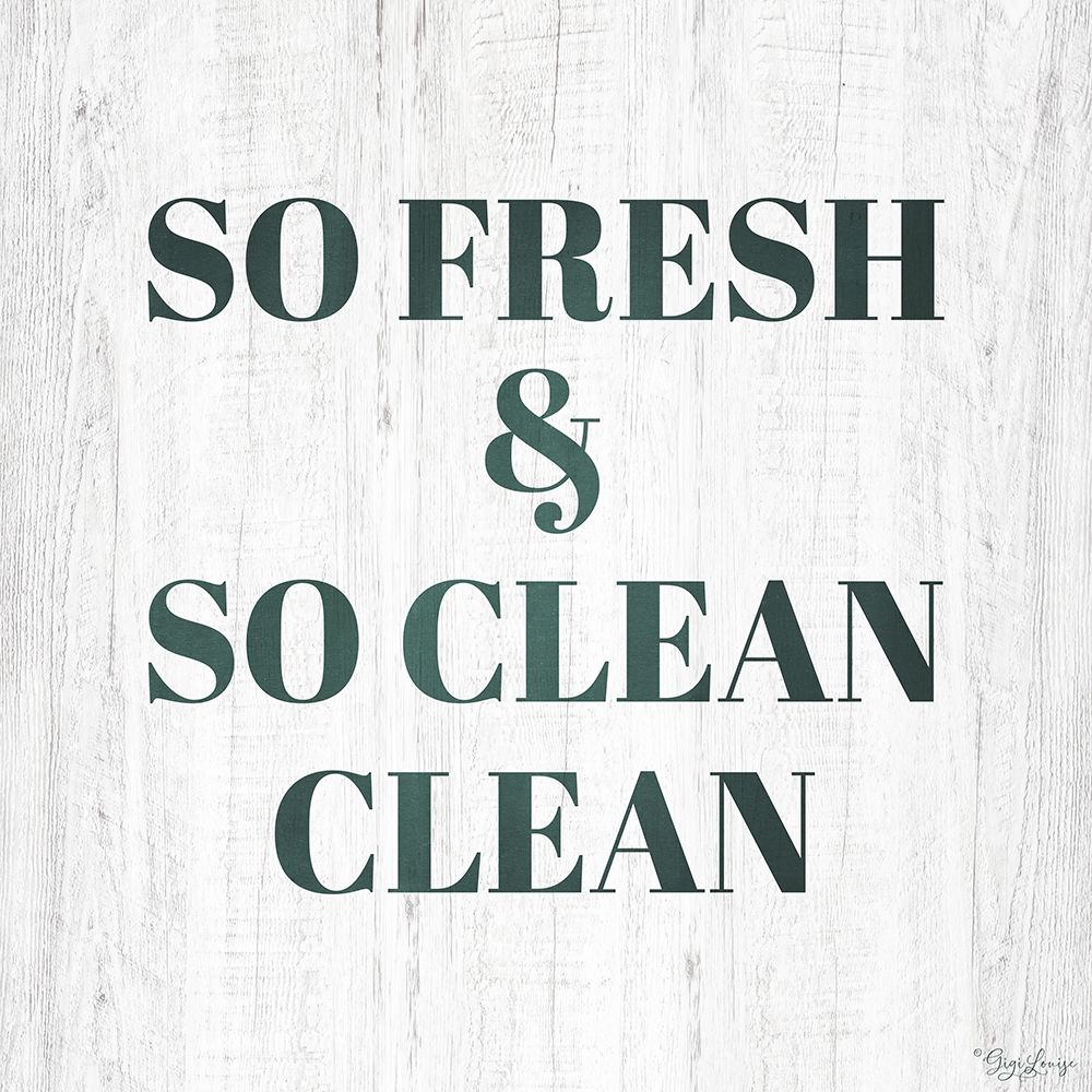 So Fresh art print by Gigi Louise for $57.95 CAD
