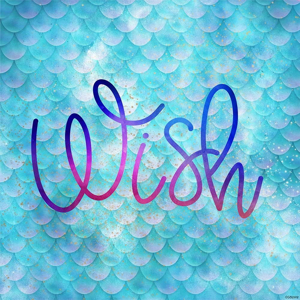 Wish Mermaid art print by Gigi Louise for $57.95 CAD