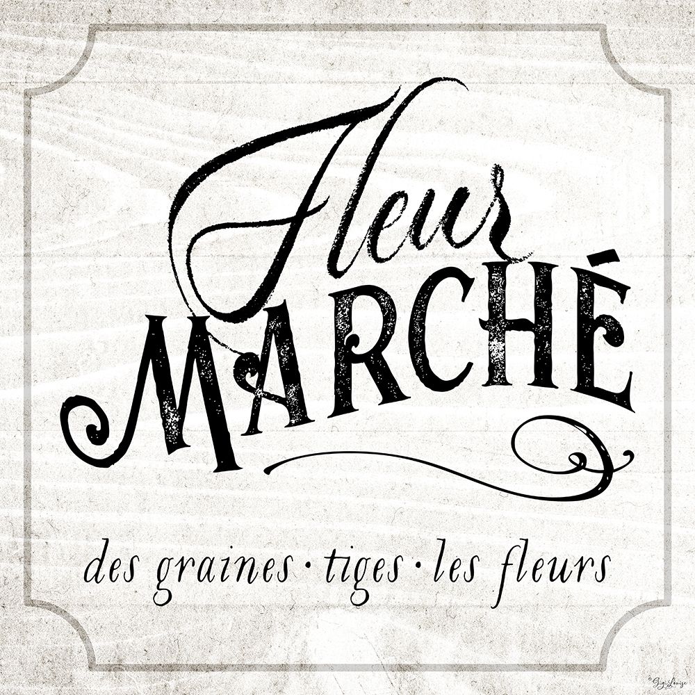 Fleur Marche art print by Gigi Louise for $57.95 CAD