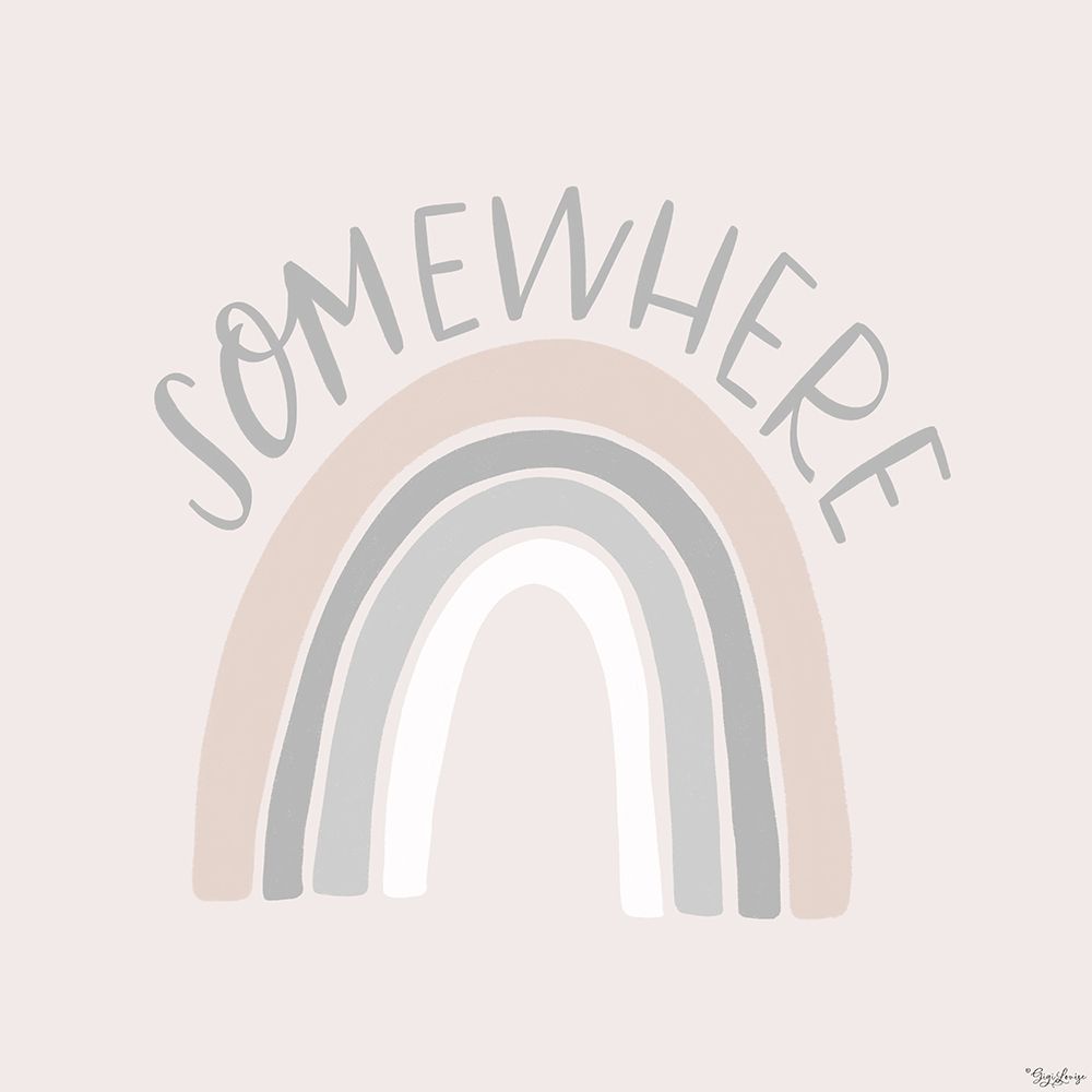 Somewhere Rainbow art print by Gigi Louise for $57.95 CAD