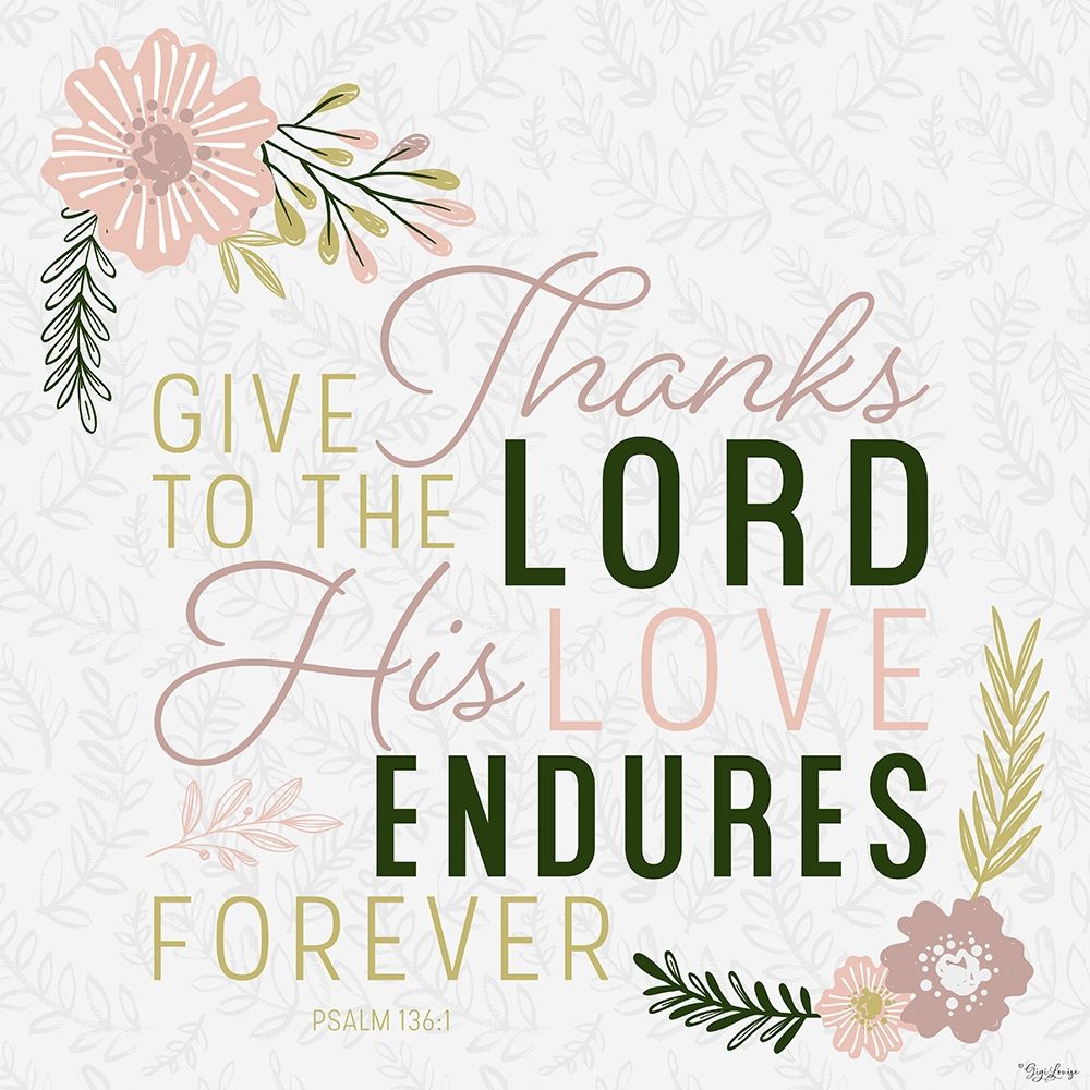 Thanks Lord art print by Gigi Louise for $57.95 CAD