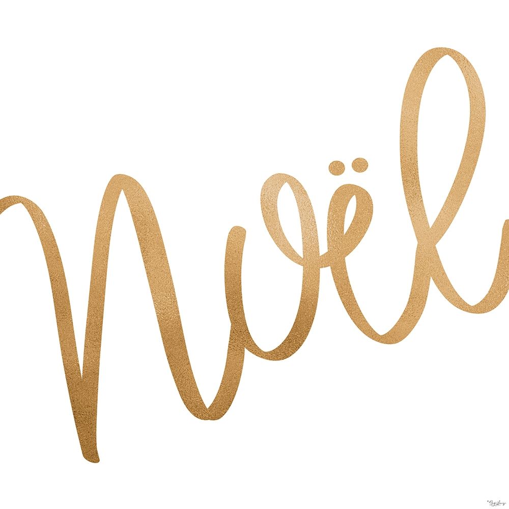 Noel Gold art print by Gigi Louise for $57.95 CAD