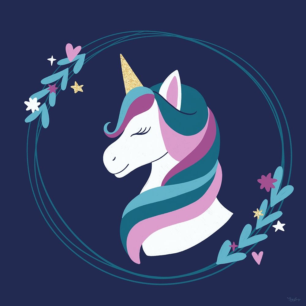 Unicorn Center art print by Gigi Louise for $57.95 CAD