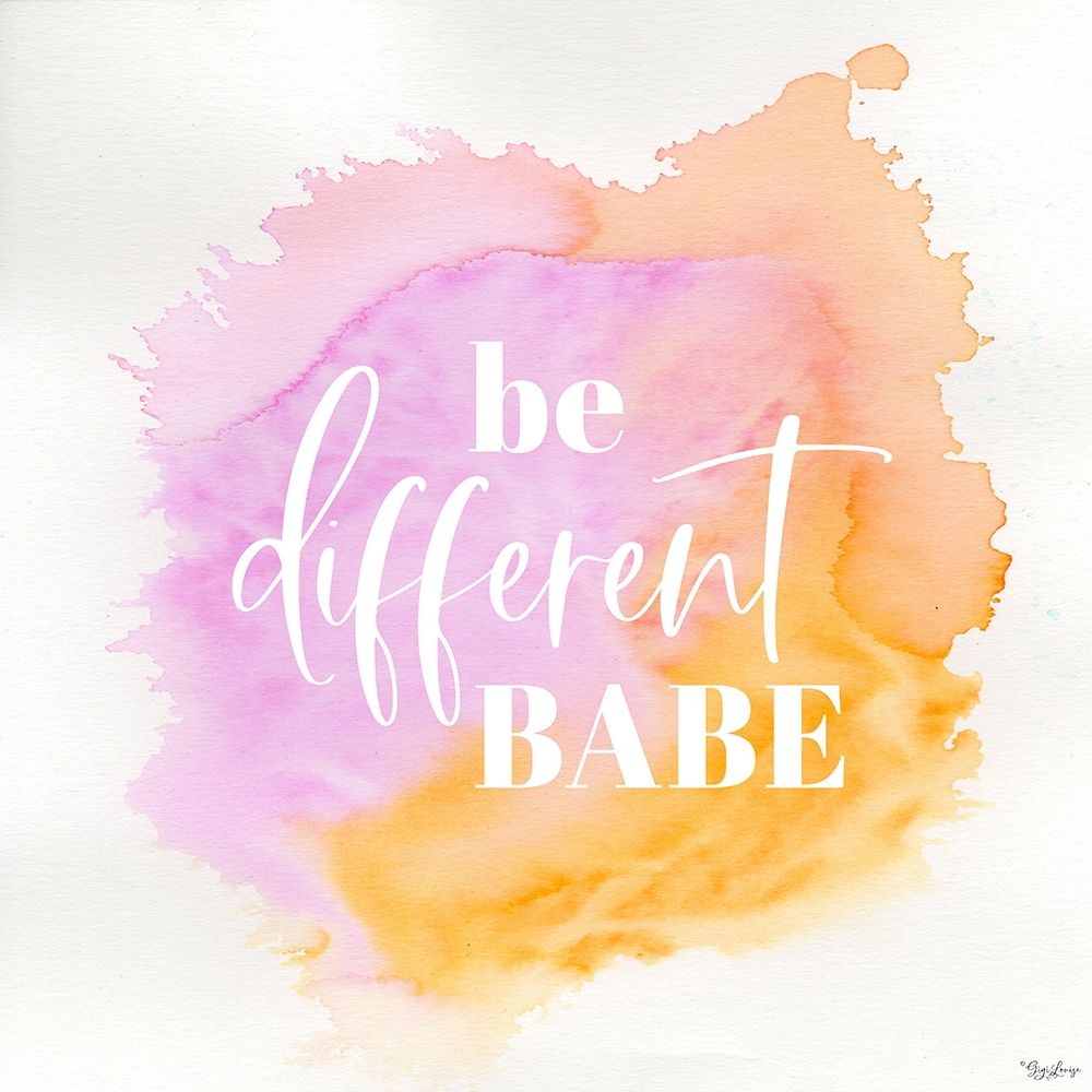 Be Different art print by Gigi Louise for $57.95 CAD