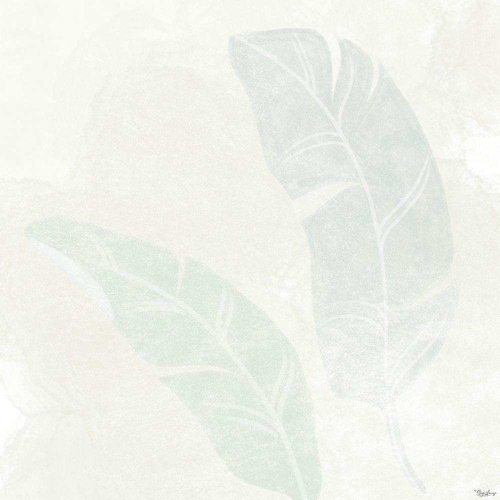 Alabaster Leaves art print by Gigi Louise for $57.95 CAD