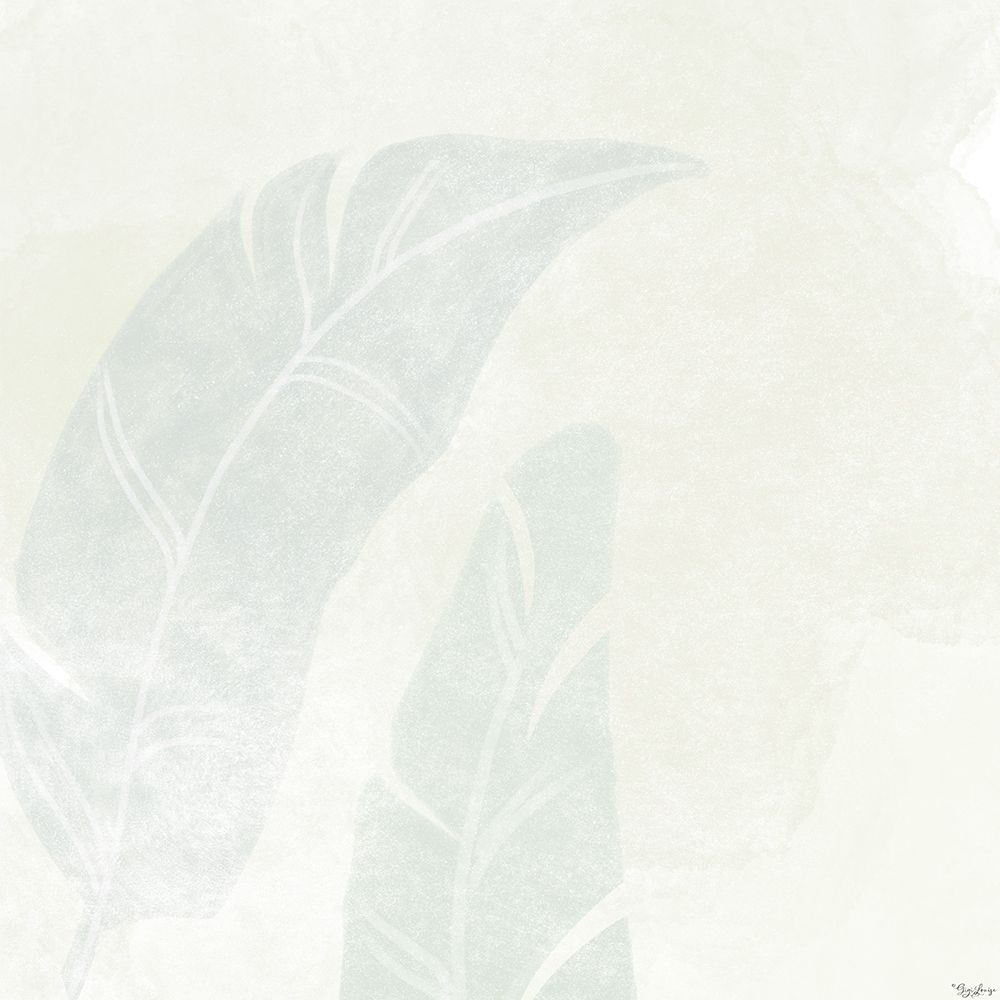 Alabaster Leaves 2 art print by Gigi Louise for $57.95 CAD