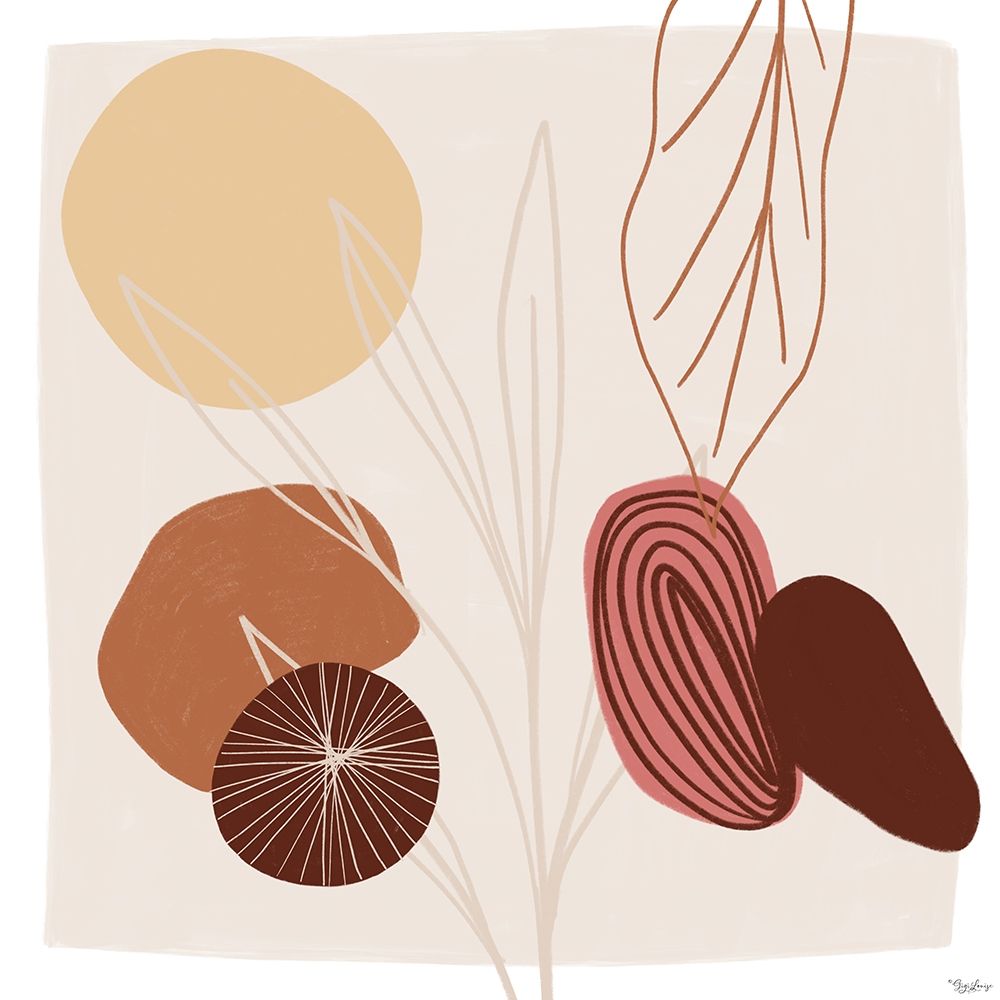 Earthen Abstract art print by Gigi Louise for $57.95 CAD